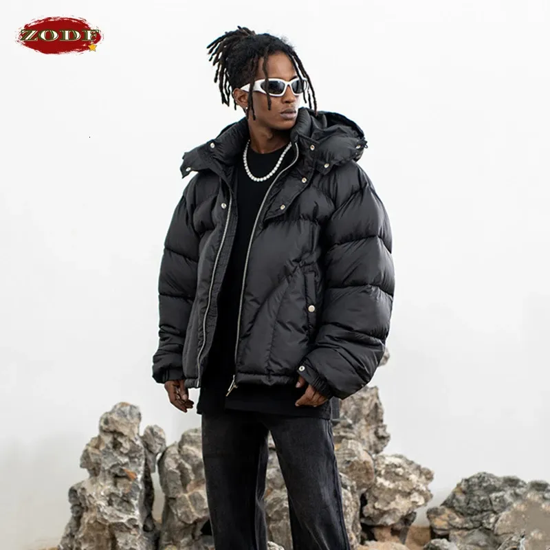 ZODF Mens Winter Cotton Down Parka With Liner And Zipper Unisex Thick Warm Hooded Coat For Outdoors HY0260 231009 From Niao01 81.84 DHgate.Com