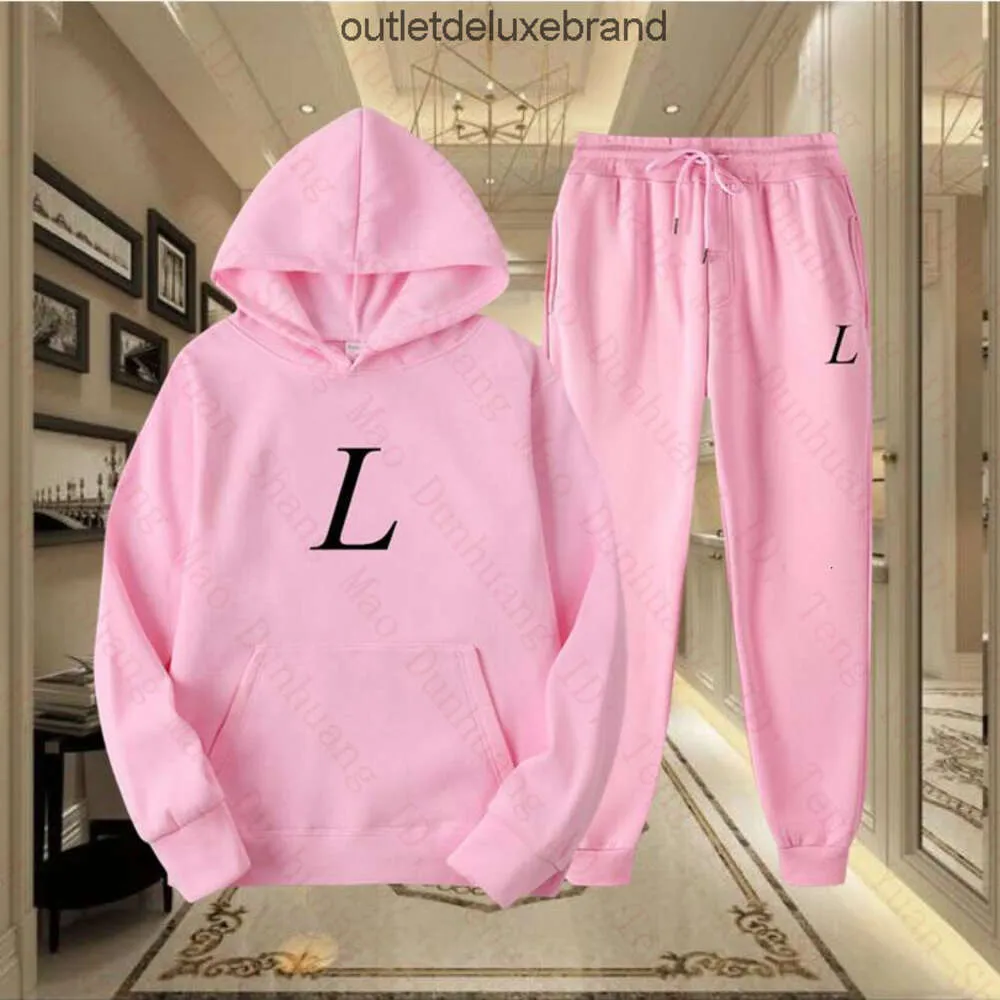 Louis Vuitton LV Chandales para mujer Conjuntos de dos piezas Chaquetas con capucha para mujer Pantalones con estampado de letras Jerseis para