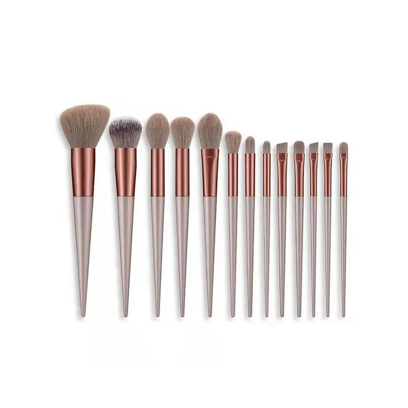 Makeup Brushes 13Pcs Soft Fluffy Makeup Brushes Set For Cosmetics Foundation Blush Powder Eyeshadow Kabuki Blending Brush Beauty Tool Oti3G