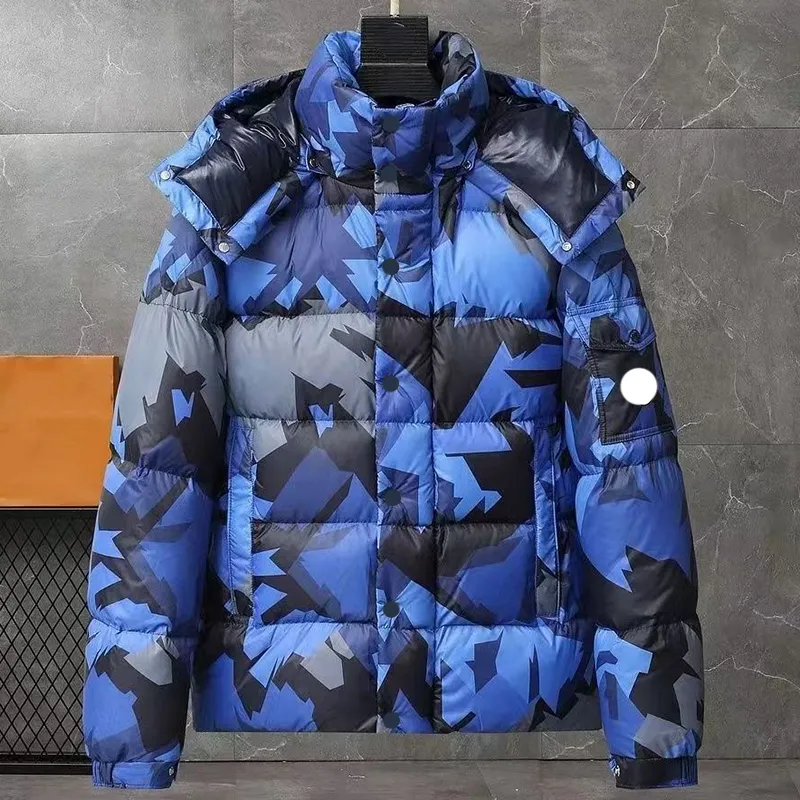 Parkas Mens Down Down Designer Płaszcz zimowy odznaka haftowa damska utyka kieszonkowa stojąca szyja ukryta kapelusz motocykl puffer jack 236YD