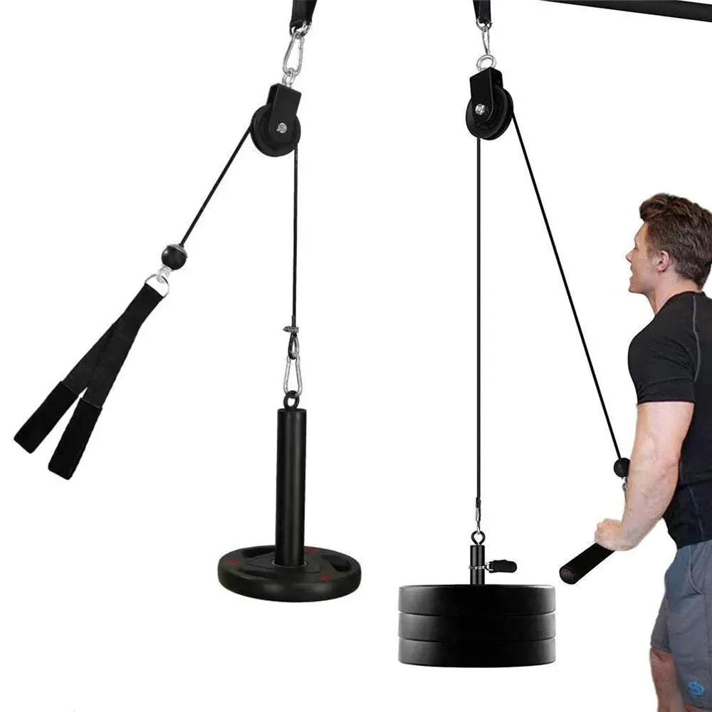 Handgreifer Fitness DIY Riemenscheibe Kabelmaschine Befestigungssystem Arm Bizeps Trizeps Blaster Krafttraining Heim-Fitness-Workout-Ausrüstung 231007