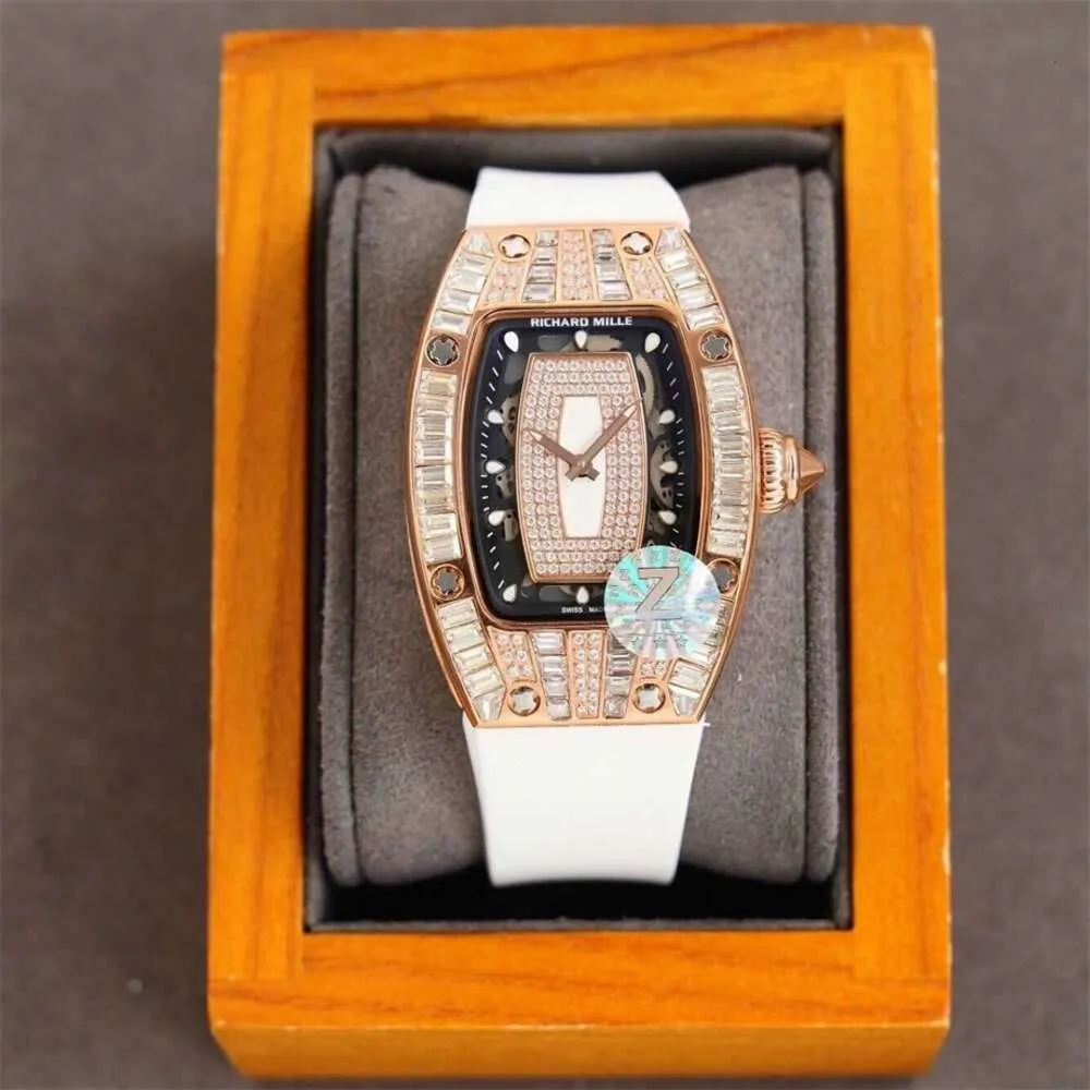 الساعات حركة أنيقة معصم جديد RM007 RM007 Automatic Automatic Watch Watch Women 2023 Luxury Female Designer 11 Mechanical LUQQ