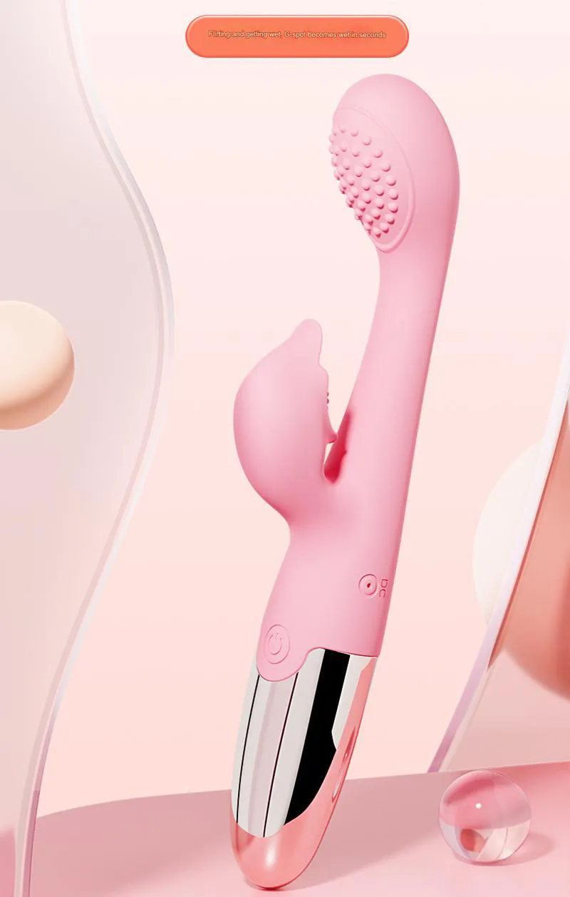 Rabbit Vibrator For Women Powerful G Spot And Clitoris Stimulator_voghion.com