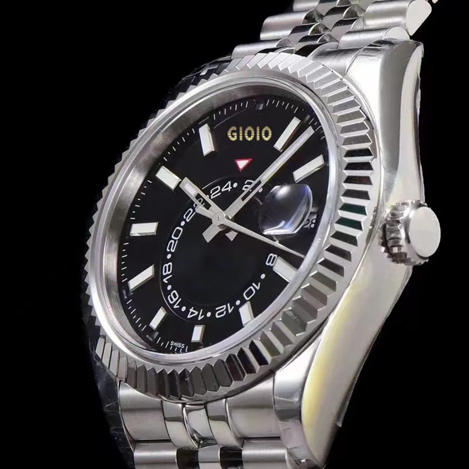Högkvalitativ klocka Mens Watch Designer Watch Movement Watch For Man Luxury Automatisk klocka Kalender Watch Men Luminous Watch Free Frakt Clean Steel Watch Strap