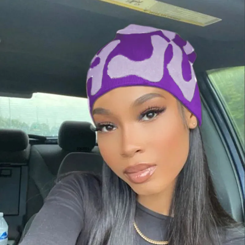 Bonnets Imprimés Lettres MEA Culpa Dupes Y2K Skullies Bonnet En Tricot