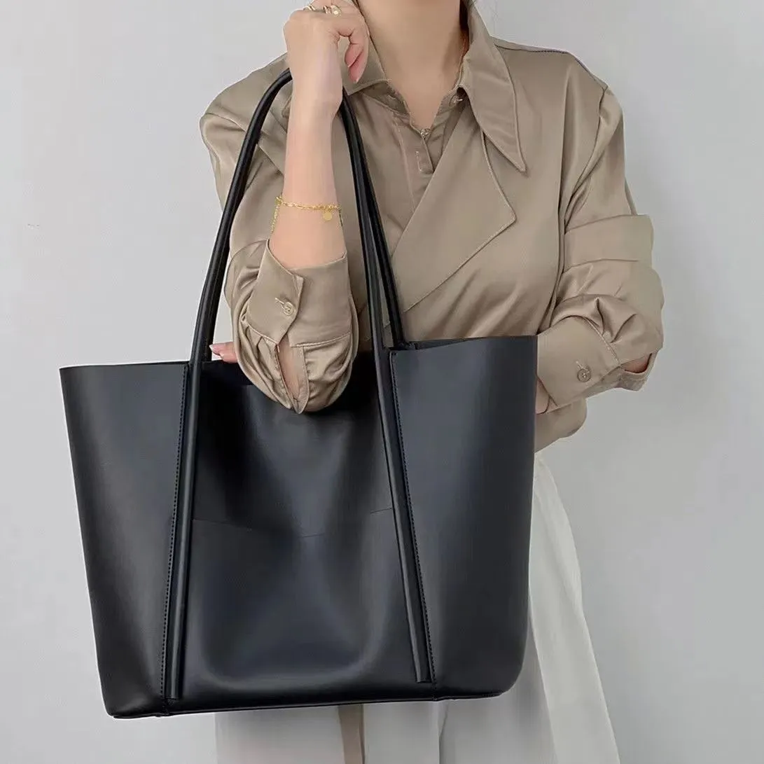 Marke Tasche Luxus Einkaufstasche T Frauen Mode Eimer Tasche weiches Leder große Kapazität Senior Sinn Umhängetasche Frau