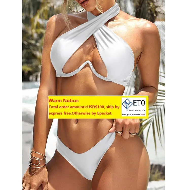 Sexy Womens Swimsuits: Two Piece Bikini With Underwire Support Multi Solid  Colors Bandage Swimwear For Beach Vacation From Ytlighting, $18.99 |  DHgate.Com
