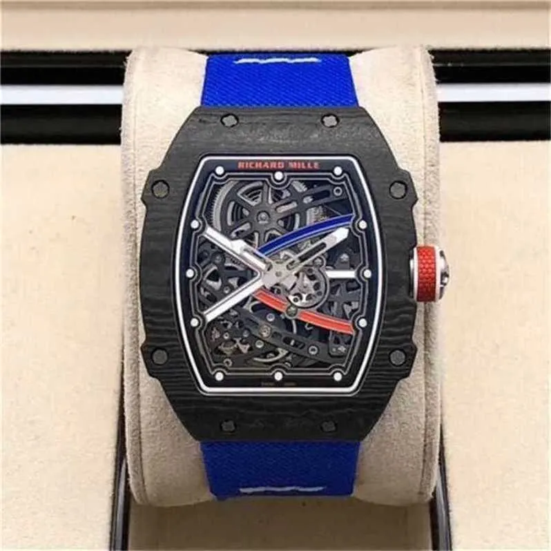 Luxusuhr Tourbillon Aufzug Chronograph Mechanische Uhr Luxus Herrenuhren Richamilles Schweizer Armbanduhren Designeruhr Y Automatik RM6702 Französisch LEKZ