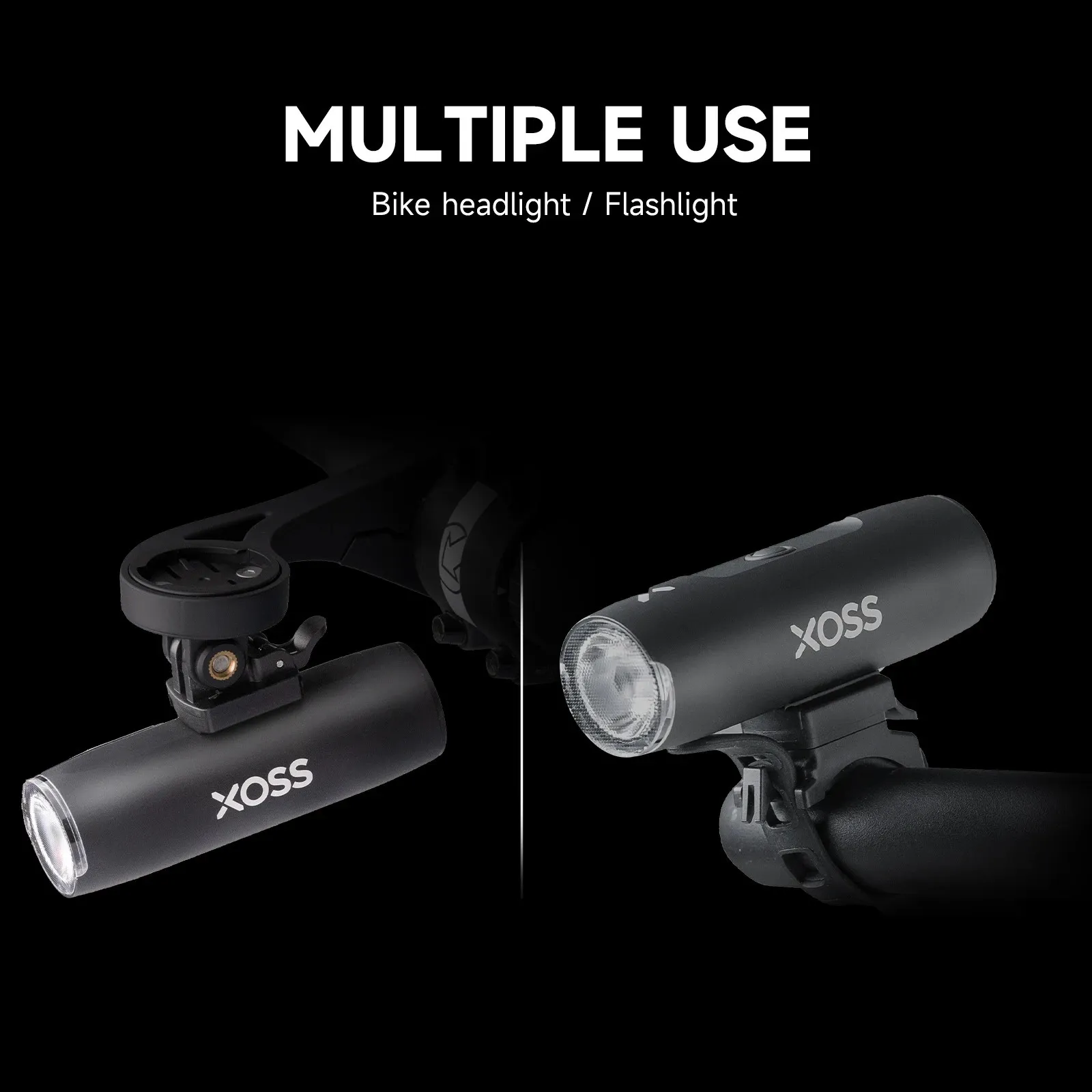 Phare Vélo Rechargeable LED 1200 Lumens - Éclairage Puissant 6 Modes Pour VTT, Route Et Vélo Électrique - Étanche Et Robuste