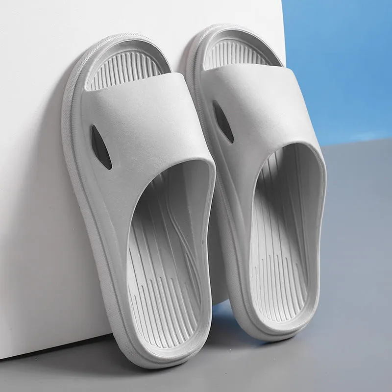 A6 Summer Slippers للنساء ، منزل لطيف في المنزل حمام الاستحمام سميك الأزواج غير القلنات الصنادل الرئيسية الرسوم المتحركة للرجال