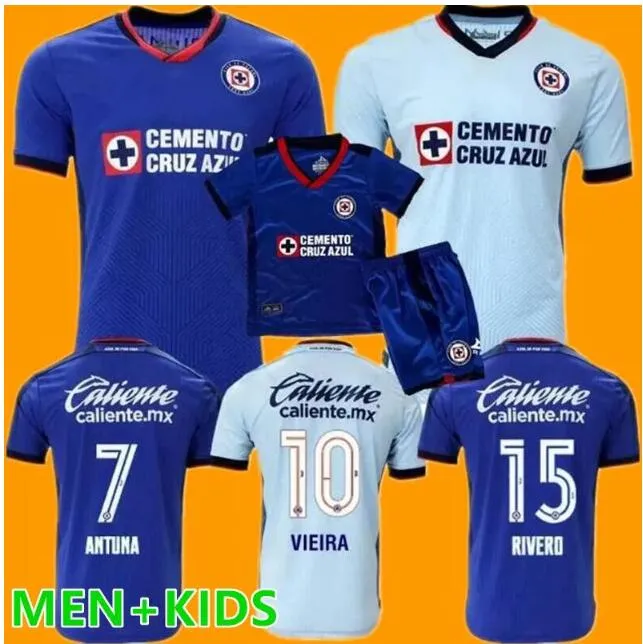 23 24 Cruz Azul Futbol Forması Liga MX Futbol Kulübü 2023 2024 Ölü Ditta Antuna Moises Günü Escobar Hayranlar Oyuncu Versiyonu Futbol Gömlekleri Nano Erkek Kadın Çocuklar 888