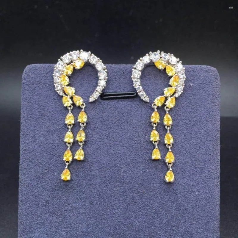 Dangle Earrings Suitable For Evening Parties All Occasions Wedding Bridal Party Jewelry Korean Fashion Wild Beauty