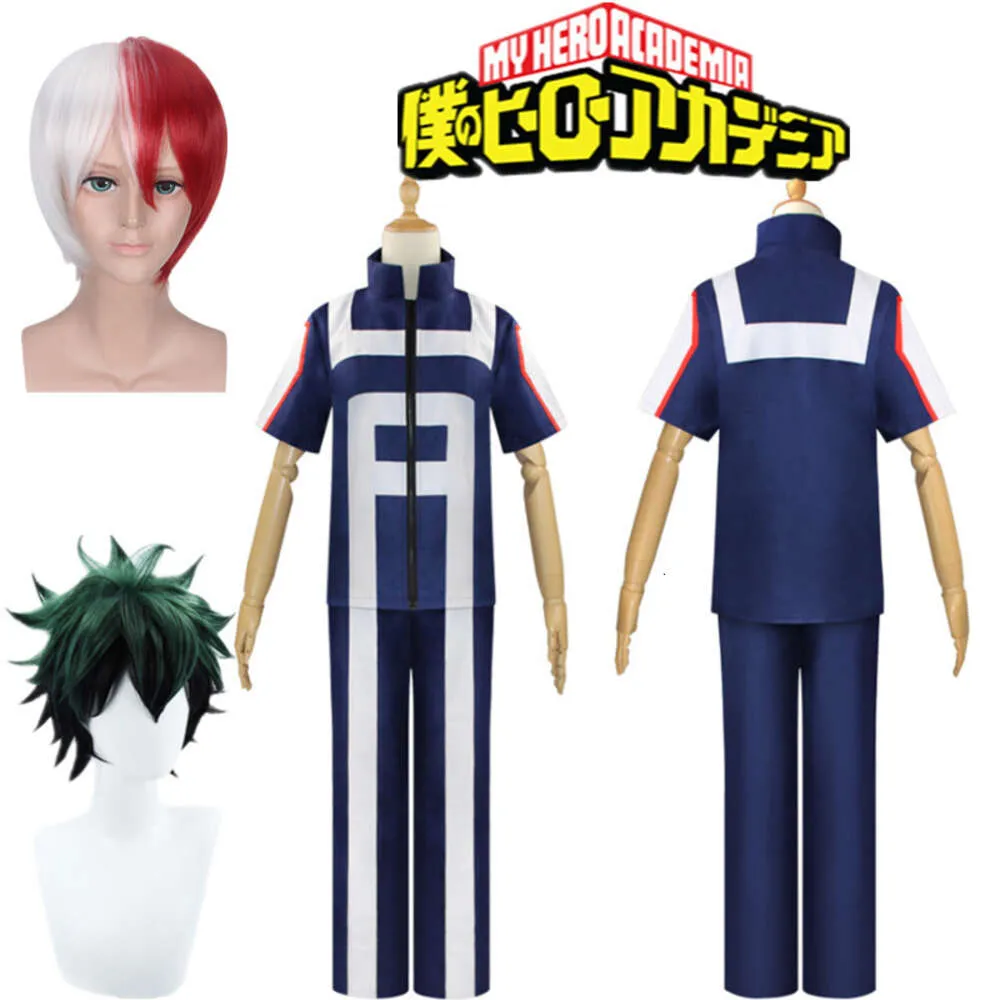 Anime my hero akademia boku no bohater todoroki shoto cosplay kostium mężczyzn Kobiet School Mundur Gym Suit