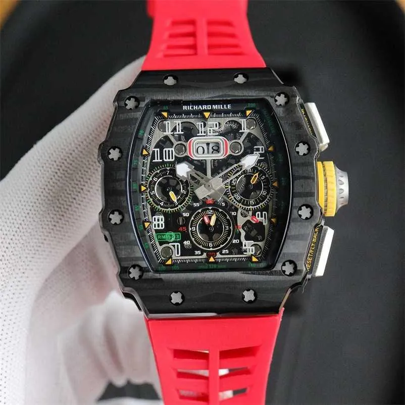 Montre suisse de luxe Richas Miers ZF Factory Tourbillon Mouvement automatique Fantastique R i c h a r d Luxe Super style Montres-bracelets masculines RM11 RM1103 UUDC designer High