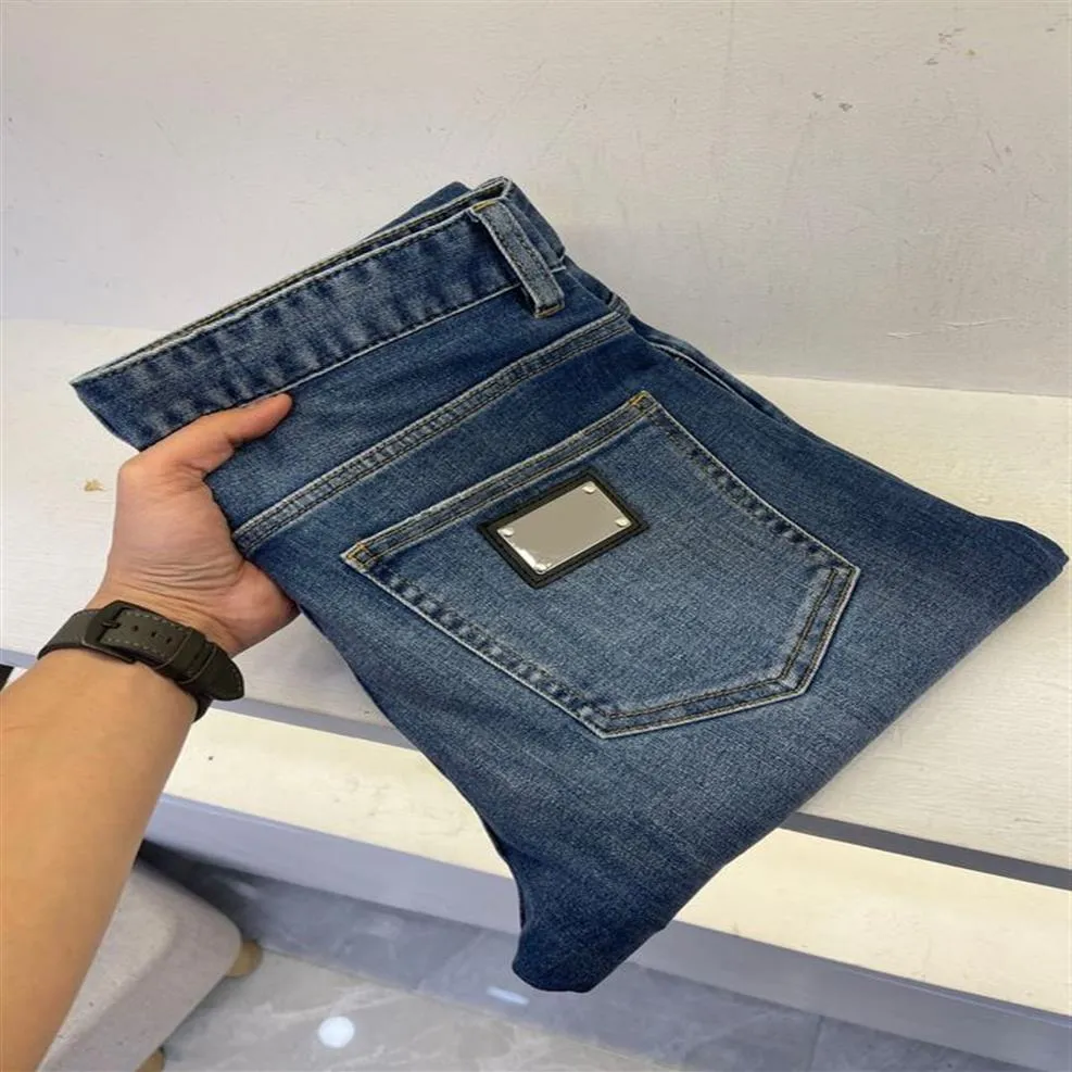 Mens Luxury Mens Slim Fit Jeans With High Quality Stretch Material And