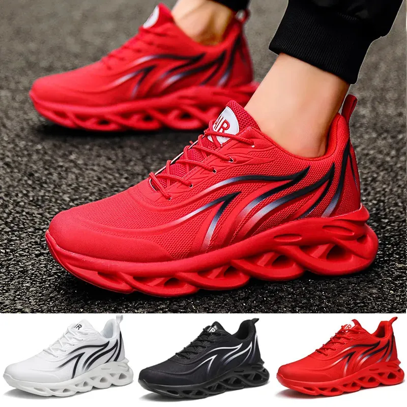 Kleid Schuhe Herren Flame Print Sneakers Mesh Atmungsaktive Sneakers Bequeme Laufschuhe Outdoor Herren Sneakers Sportschuhe Zapatos Hombre 231009