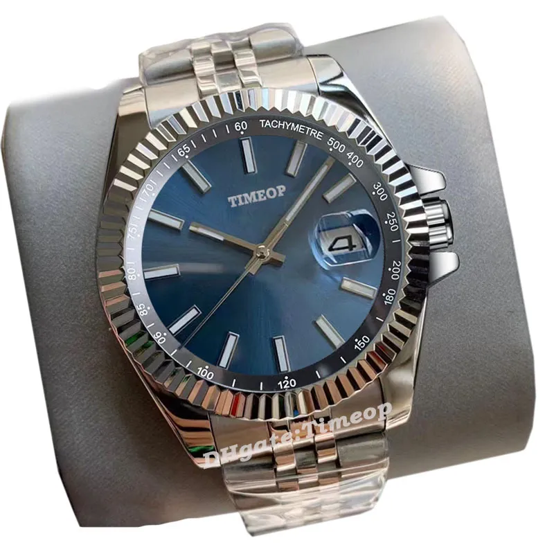 Montre Designer Мужские часы 41 мм Автоматические часы с сапфировым стеклом Date Man Роскошные деловые наручные часы из нержавеющей стали Механические часы Relojes