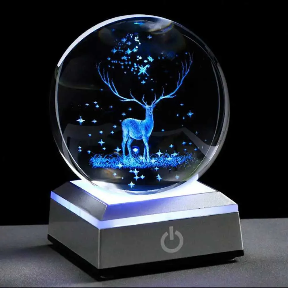  ABOOFAN 4pcs Crystal Ball Lamp Holder Display Lets