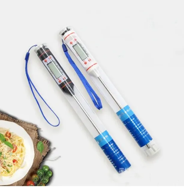 Thermomètres à viande pour Barbecue en acier inoxydable, cuisine numérique, sonde alimentaire suspendue, outils ménagers pour Barbecue électronique 299QH