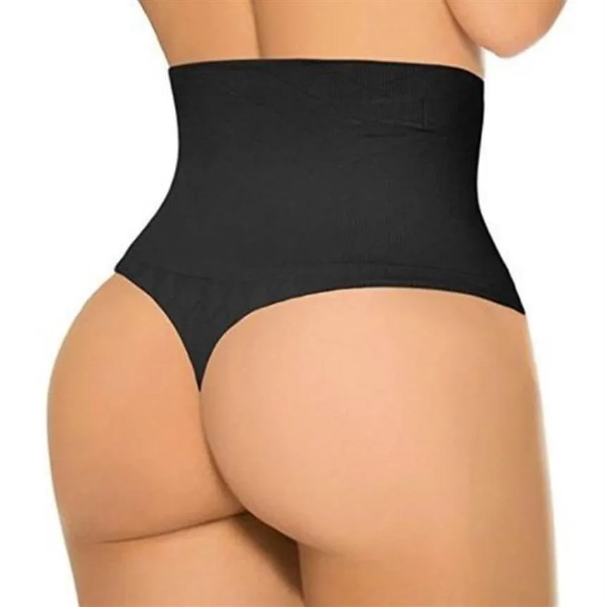 High Waist Knit Thong Tummy Tucker Panties For Women Sexy Lingerie Underwear  In Plus Sizes S 3XL From Yncwe, $18.93