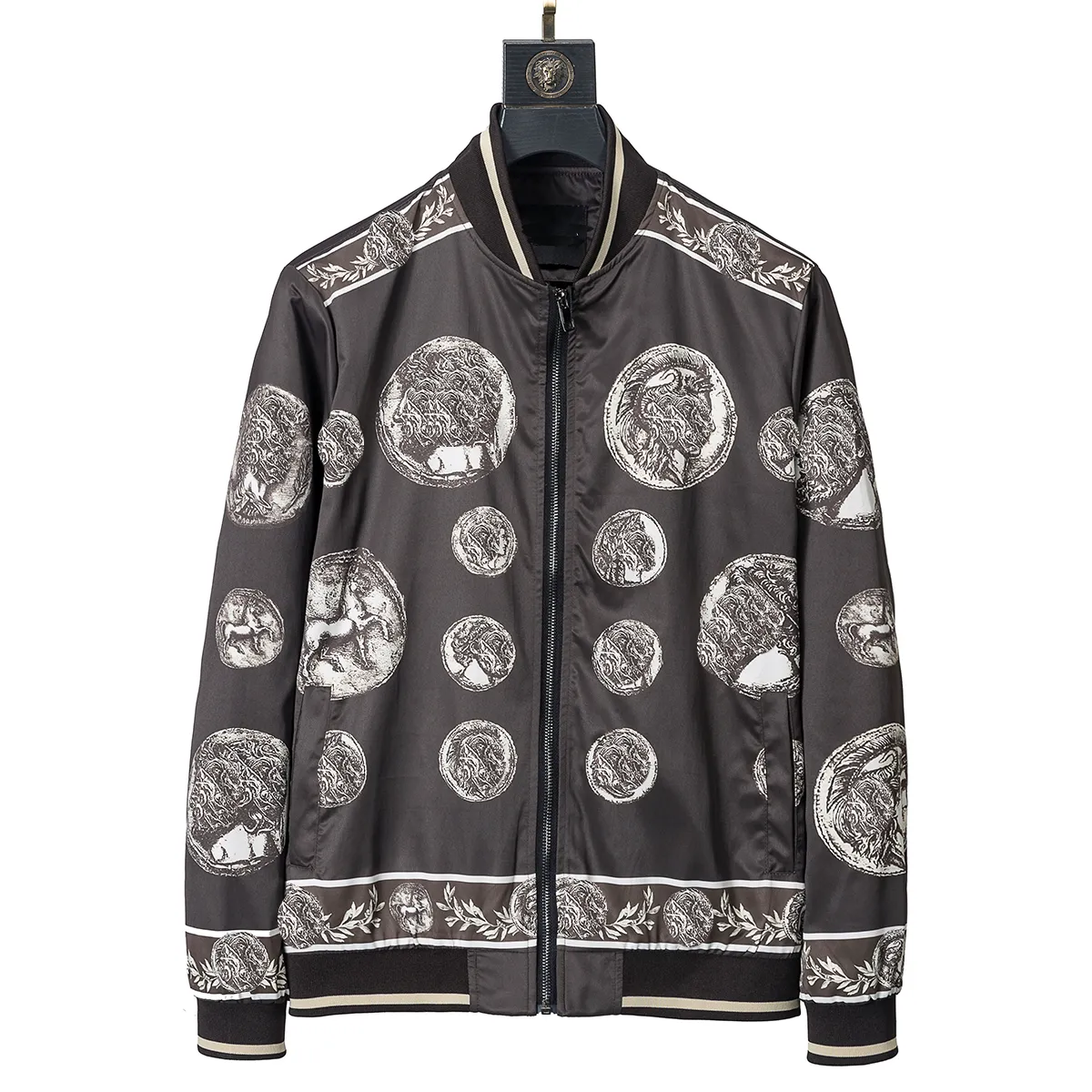 Save Big on Bulk Letter Jackets For Men Men's Embroidered Jacket: Slim Fit  Autumn Winter Casual Outerwear With Zipper Closure Stylish Designer