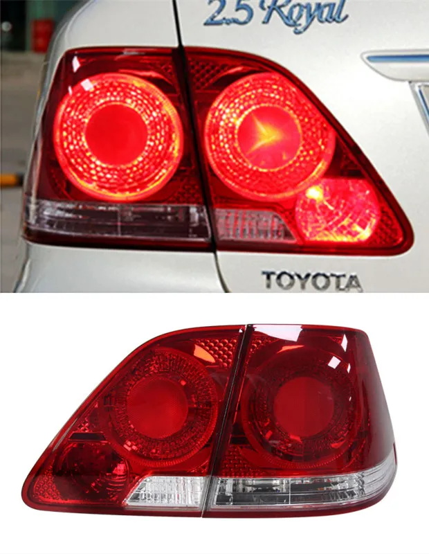 Auto-Rücklicht für Toyota 2003–2009, Kronen-Rücklicht-Baugruppe, G12-Kronen-modifizierte LED, japanische Version, 6-Augen-Rücklicht