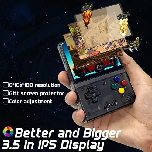 Miyoo Mini console de jogos portátil em polegadas, videogames retrô portáteis