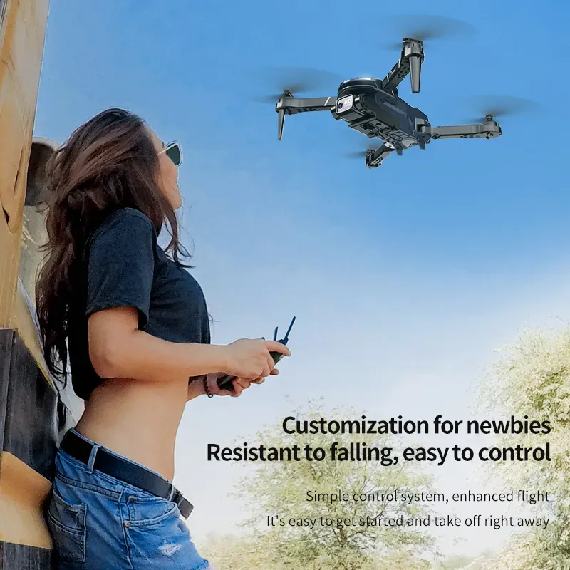 Drones con cámara para adultos 4k - Retención inteligente de altitud, foto  de gesto/video, clave para despegar/regresar, camino de vuelo personalizado