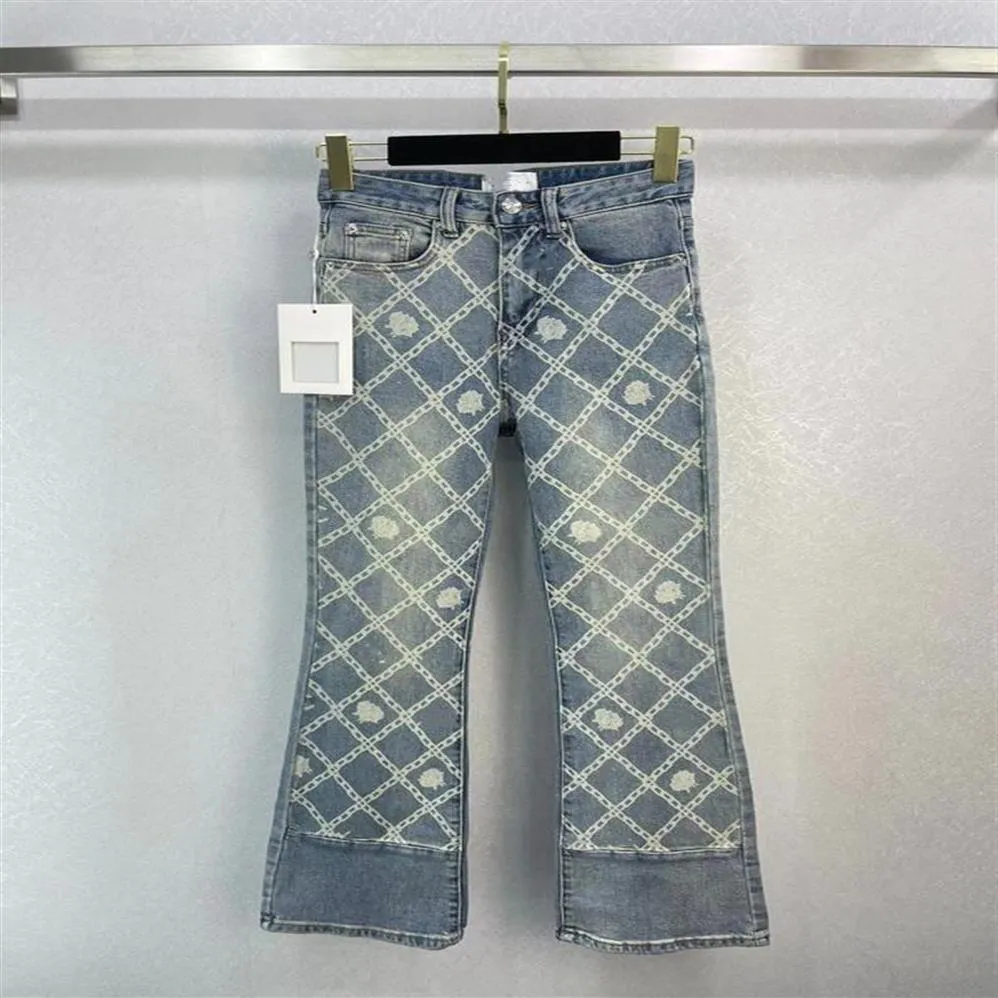 2023 jeans da donna firmati femminili jeans firmati retrò giacca da donna giacca femminile pista di Milano abito firmato casual lungo-s238P