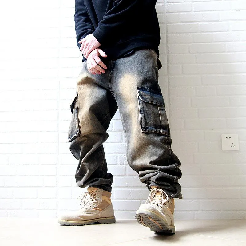 Men's pants with top pockets on the legs