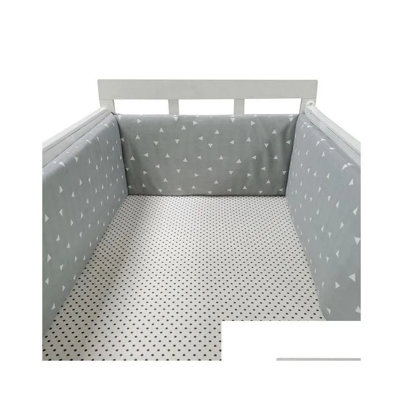 bed rails 20030cm baby crib fence cotton protection railing thicken bumper onepiece around protector room decor 220909 drop delivery