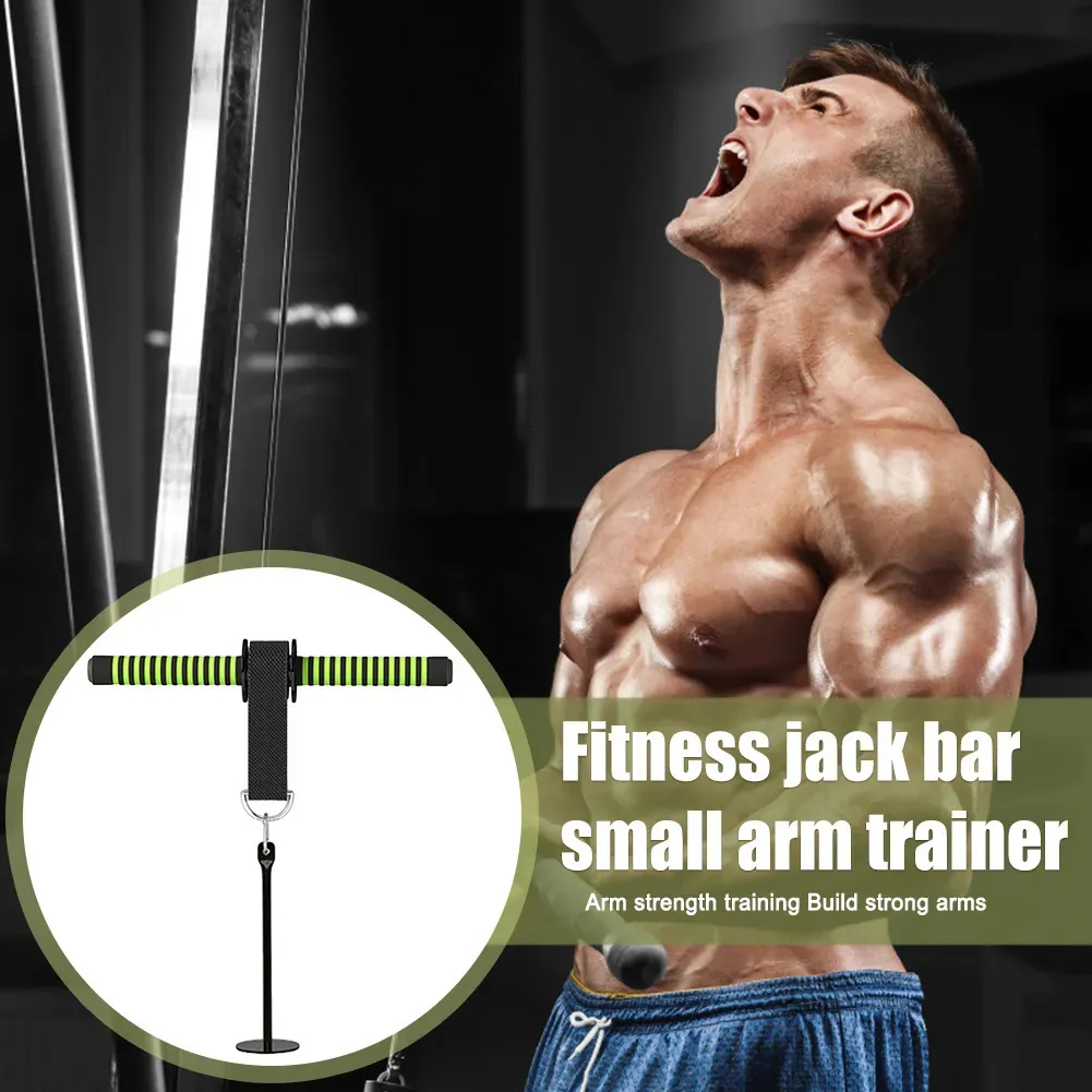 Hand Grippers Arm Training Roller Thicked Sponge Grip Wrist Trainer Pulldown Bar Bodybuilding Unisex Portable Workout 231007