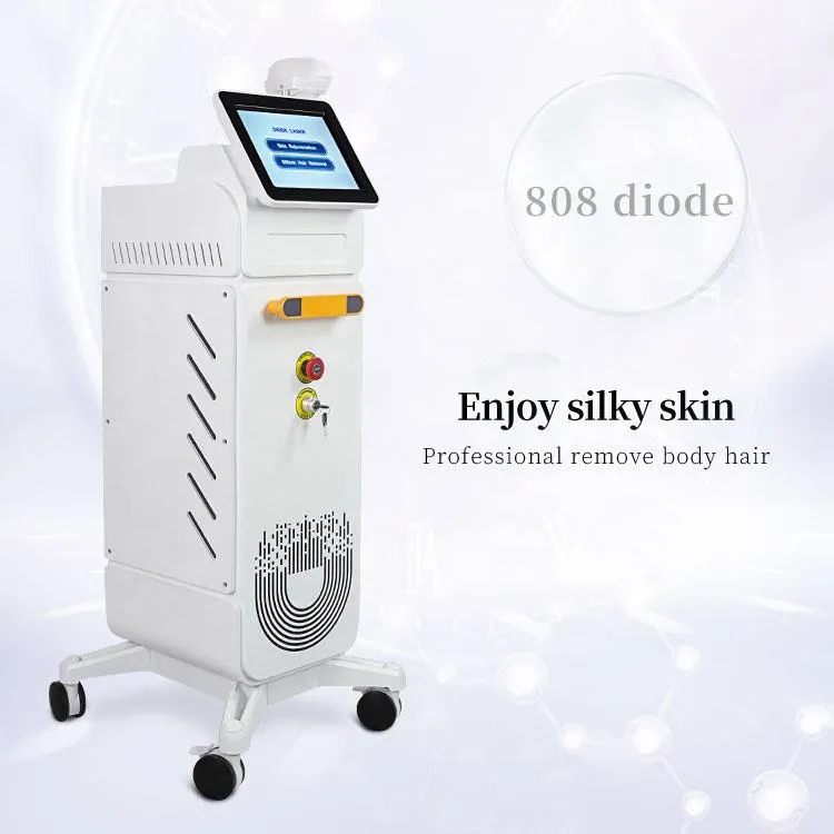 Grosse promotion ! Épilation sans douleur 808mn Diode Laser glace titane 808Nm Diodo Machine d'épilation Diode Laser cheveux enlever équipement de beauté