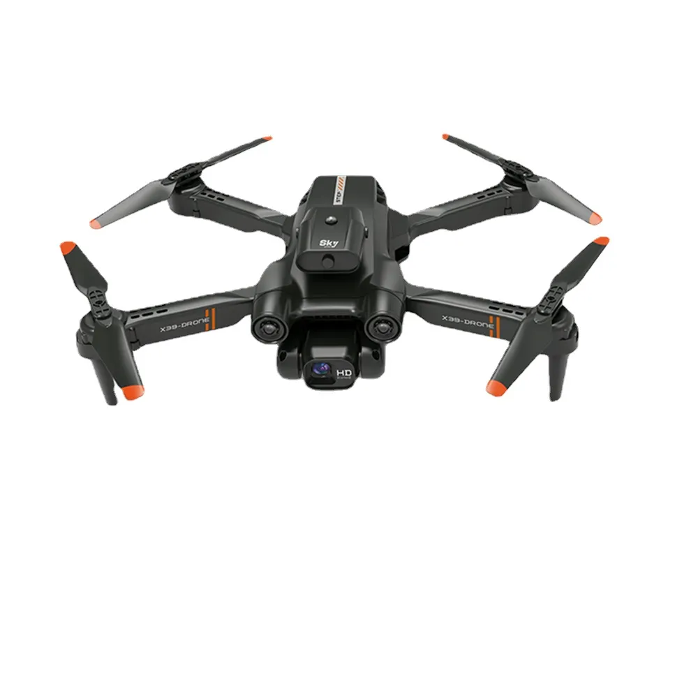 X39 MINI RC DRONE 4K HDデュアルESCカメラ光学フロー位置決め障害物折りたたみ式クアッドコプターRCドロンおもちゃのギフト