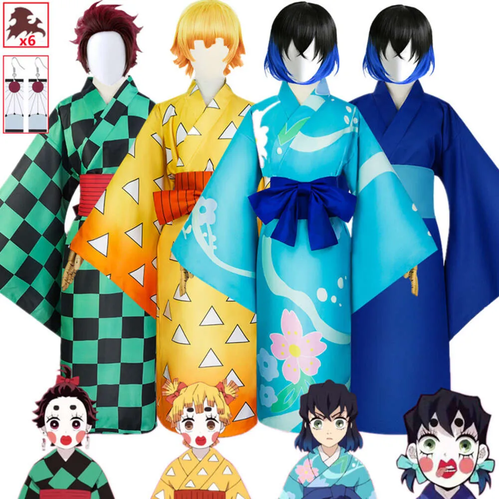 Anime Demon Slayers Kimetsu No Yaiba Costume Inosuke Hashibira ZenAGS