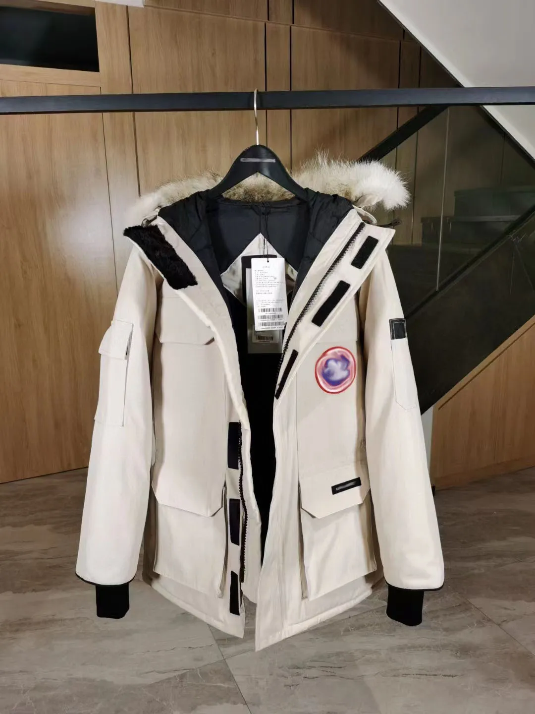 Piumino da uomo firmato Goose Winter Ladies inviato per superare il frangivento Cappotto caldo casual alla moda Freddo antartico