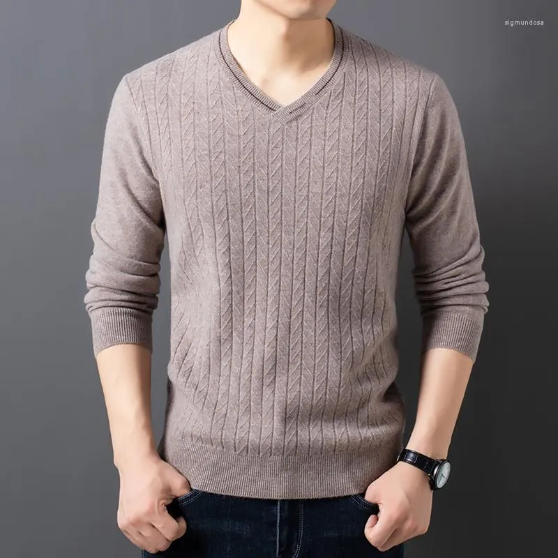 Men's v neck sweaters on clearance sale