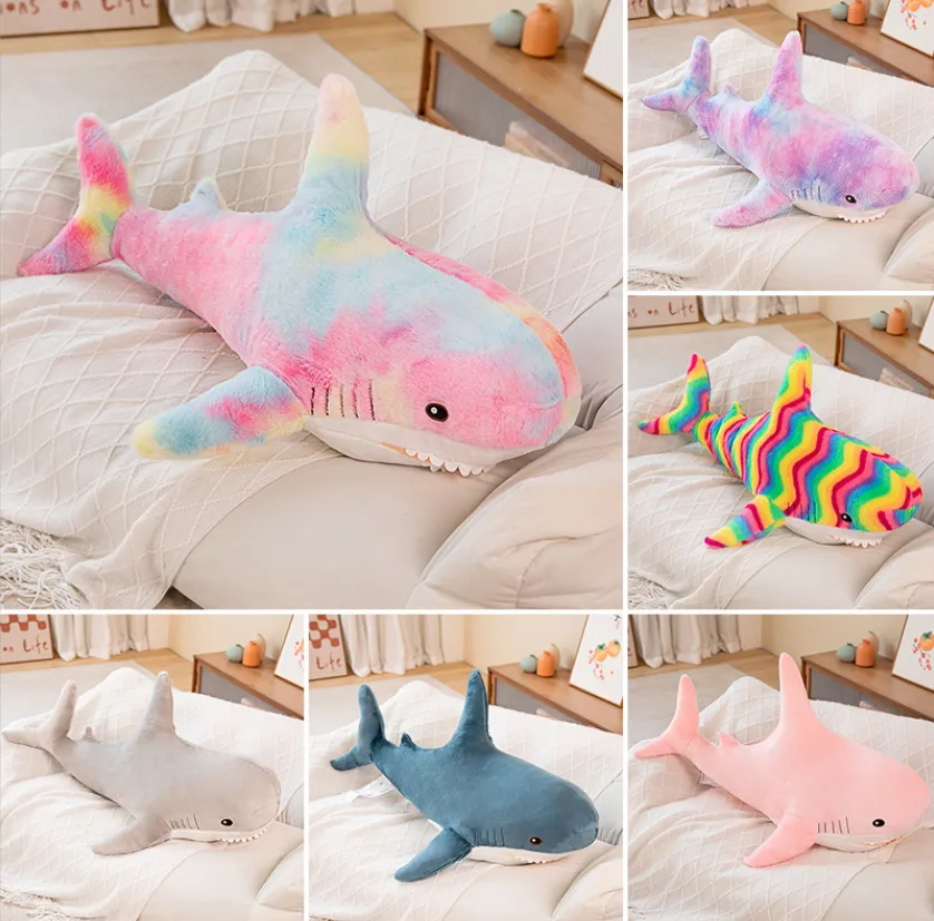 30Cm Leuke Nt Shark Knuffel Zachte Knuffel Lezen Kussen Voor Kinderen Kussen Pop Childrens Kawaii Verjaardagscadeau