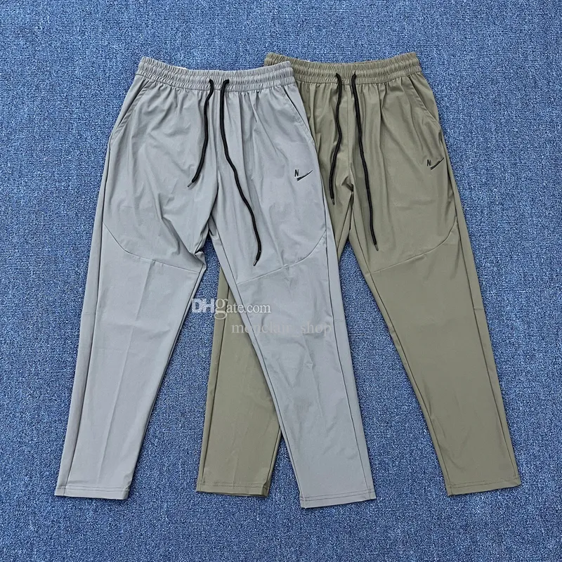 Pantaloni da uomo Pantaloni sportivi tecnici Pantaloni sportivi Pantaloni da corsa estivi in seta di ghiaccio Pantaloni casual ad asciugatura rapida Pantaloni fitness Pantaloni da strada alla moda 02