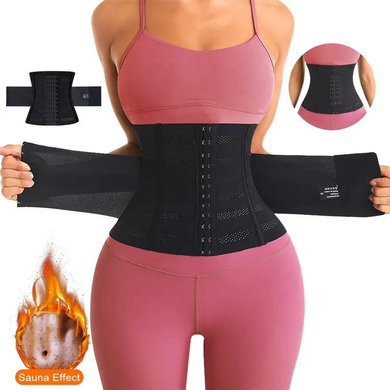 Midja mage Shaper Trainer Body Control Slimning Mantel Flat Belly Reductive Shapewear Women Corset Belts 231010