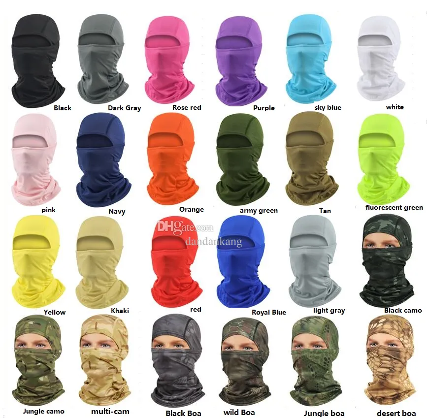 Multifunktionell full ansiktsmask huvudkläder kamouflage balaclava masker bandana motorcykel cykling skidsportmask