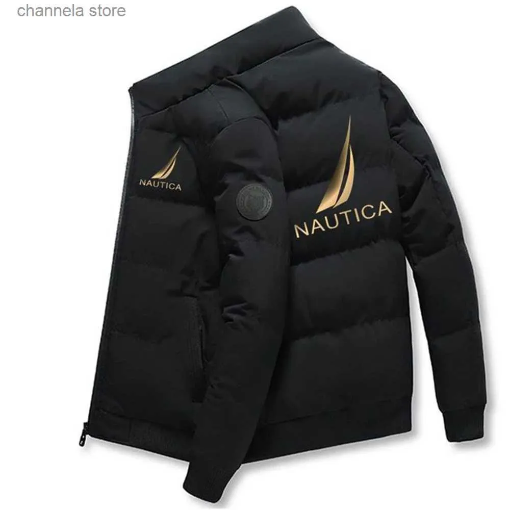 Chaquetas de hombre Chaqueta de invierno con cremallera para hombre NAUTICA chaqueta cálida para hombre surf resistente al viento chaqueta informal para hombre resistente al viento y al frío Fas T231010