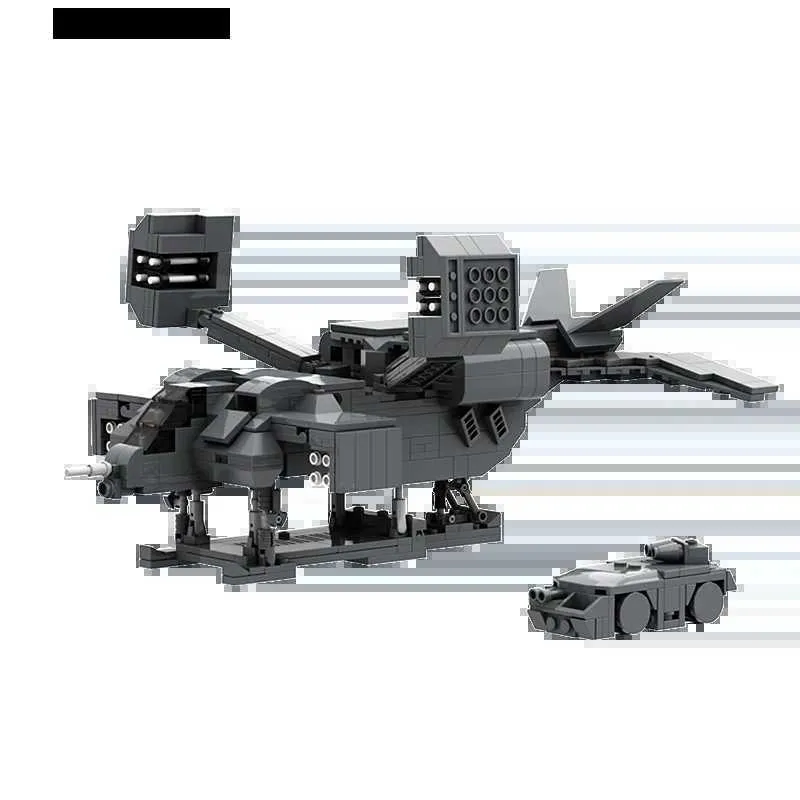 Блоки блоки MOC Строительные блоки инопланетяне Cheyenne Dropship и APC Строительный блок Образовательные игрушки Juguetes для Kid Birthday Gift T231010