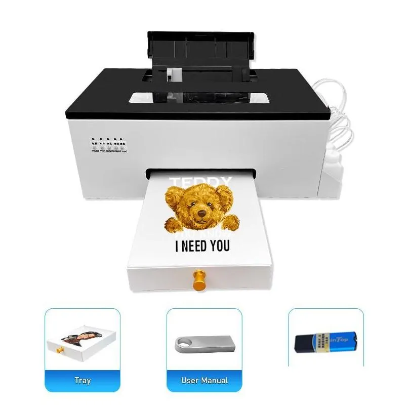 wholesale Copiers Wholesale Printer A4 Dtf T-Shirt Printing Hine Directly Transfer For Pet Film Hoodies Drop Delivery Office School Business I Otez7