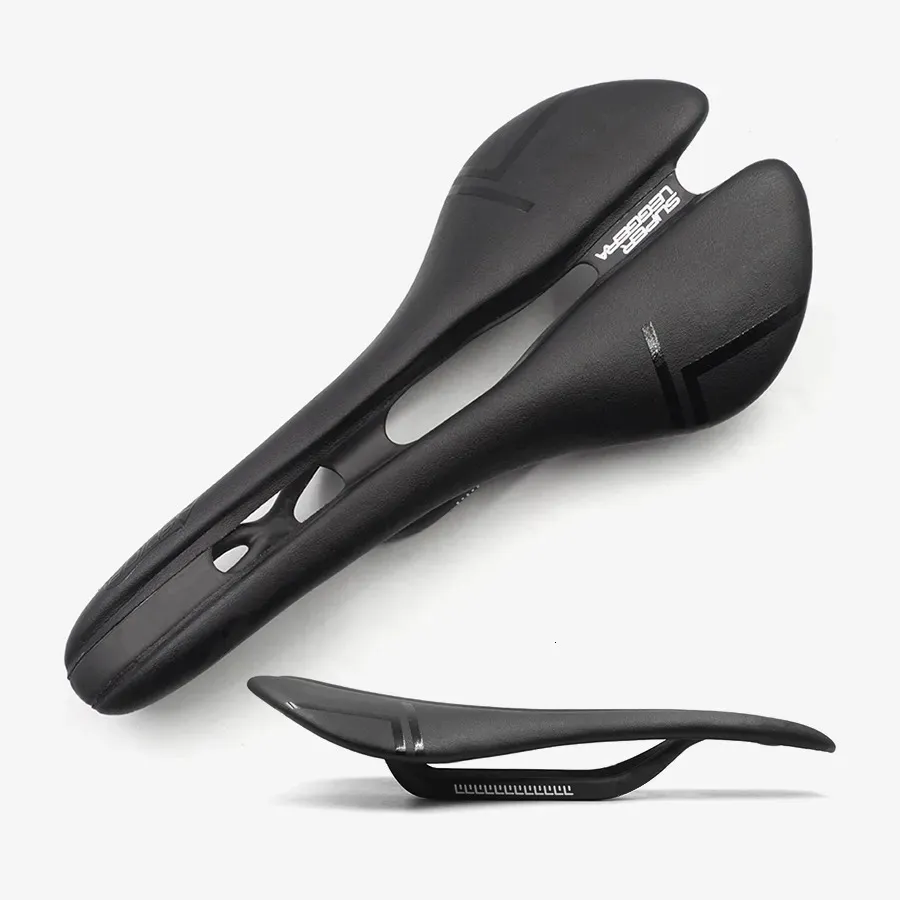 Siodła rowerowe Wygodne rower szosowy Saddle węglowy Sillin Mtb Mountain Bike Saddle Sadle Man Kobiety wyścigowe siedzisko szyny węglowe Akcesoria rowerowe 231009