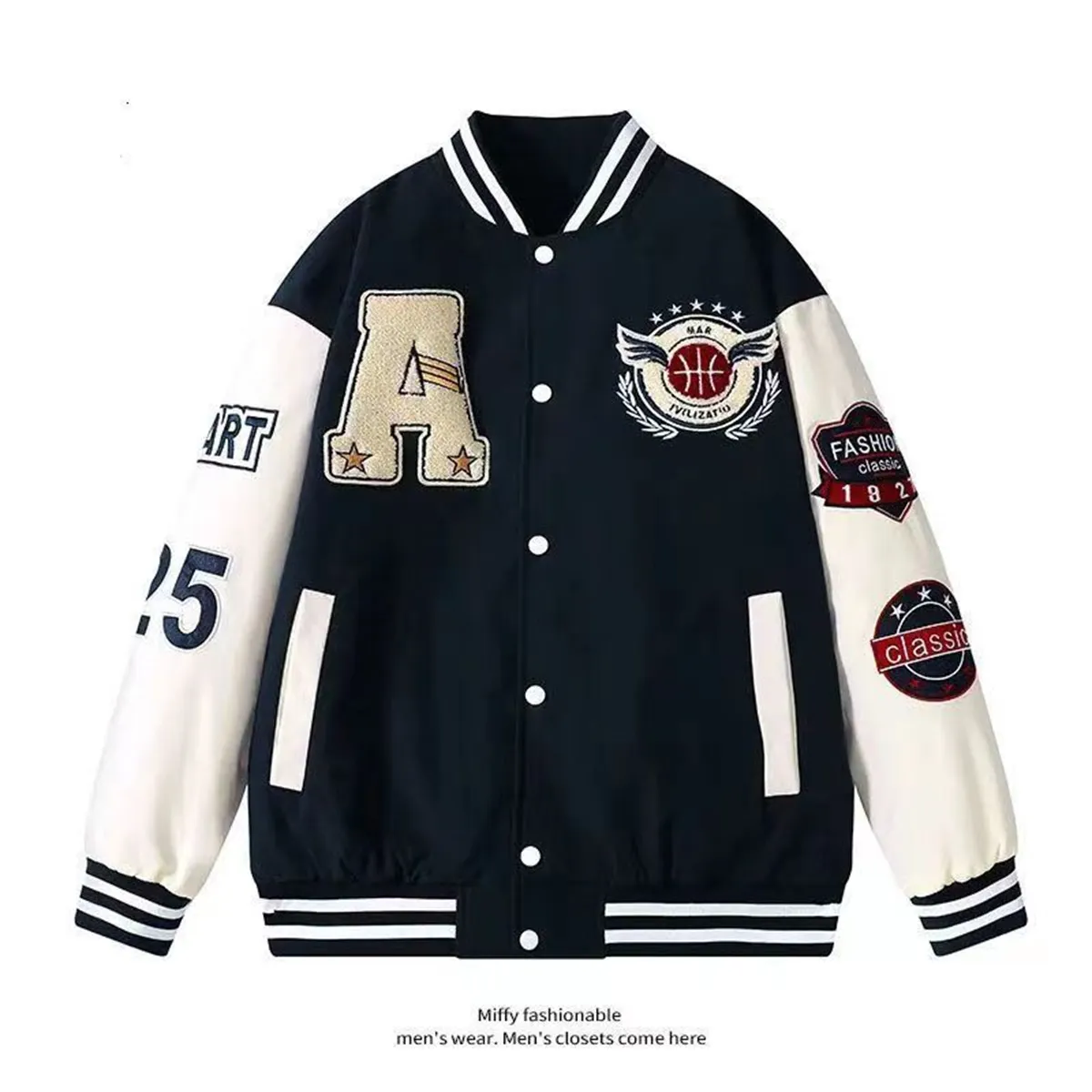 Uomo Donna Giacca da baseball Felpe invernali Coatst Lettera Ricamo Donna Uomo Giacca vintage Hip Hop Varsity College con cappuccio Coppia vestiti Felpe