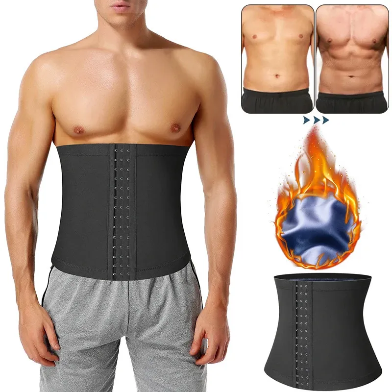 Cintura Barriga Shaper Mens Abdômen Redutor Suor Emagrecimento Trimmer Belt Fitness Corset Sauna Body Trainer Barriga Shapewear Slim Ultra Light 231010