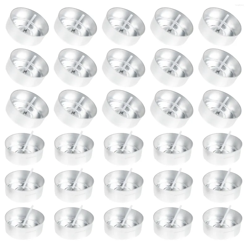 Capas de cadeira 200 conjuntos recipiente copo diy molde velas acessórios de casamento copos fazendo alumínio perfumado adorável ornamento de mesa