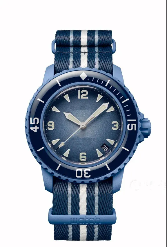 Blancpain Brand Original Fifty Multifunction Ceramic New Case