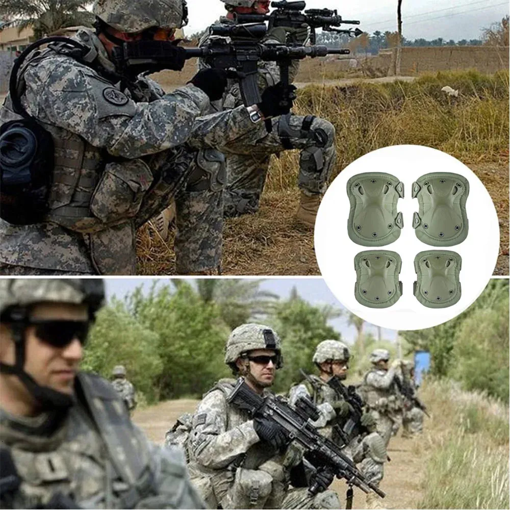 Coussinets De Coude Tactiques MFH – Style Militaire, Noir, Réglables (Neuf)